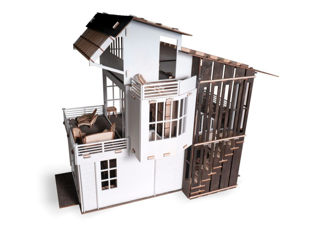 Кукольный дом из дерева Lemmo "Лофт"