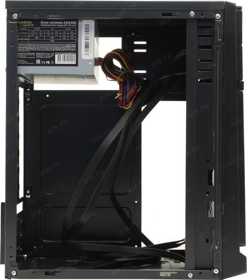 Корпус Minitower Exegate <BAA-106> Black MicroATX 400W