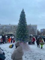 Уличная елка ствольная "Альпийская изумрудная" (пвх бело-зелёная) 19 м