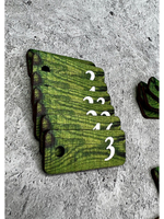 Номерки для ключей деревянные 50шт