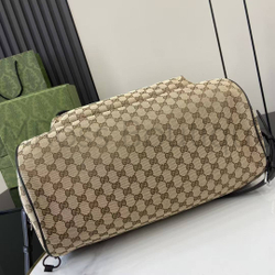 Мужская сумка Gucci GG Canvas Small Duffle Bag бежевая