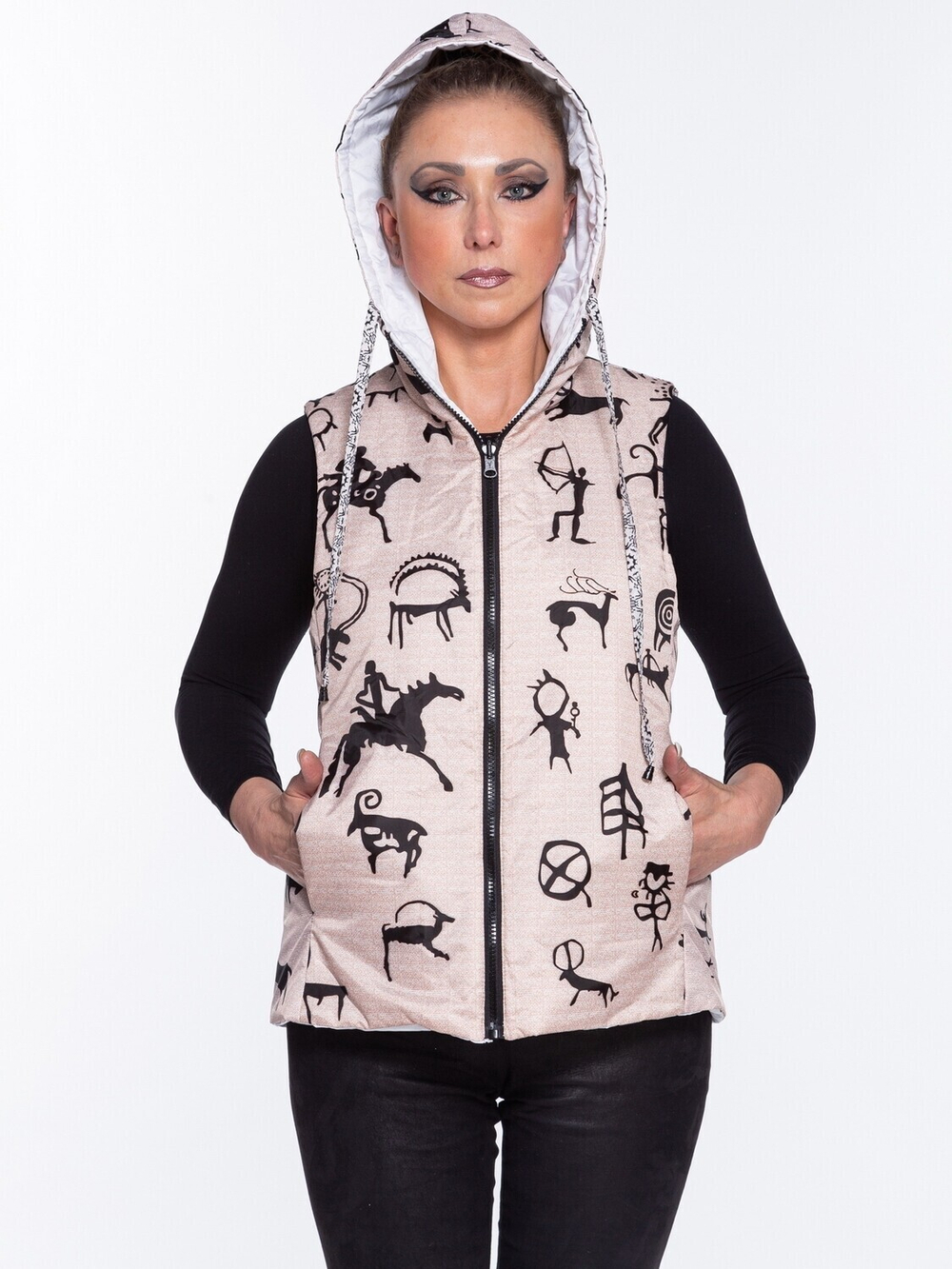 Двусторонний жилет "Петроглиф"