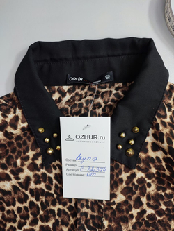 Рубашка Oodji леопардовая 40 размер