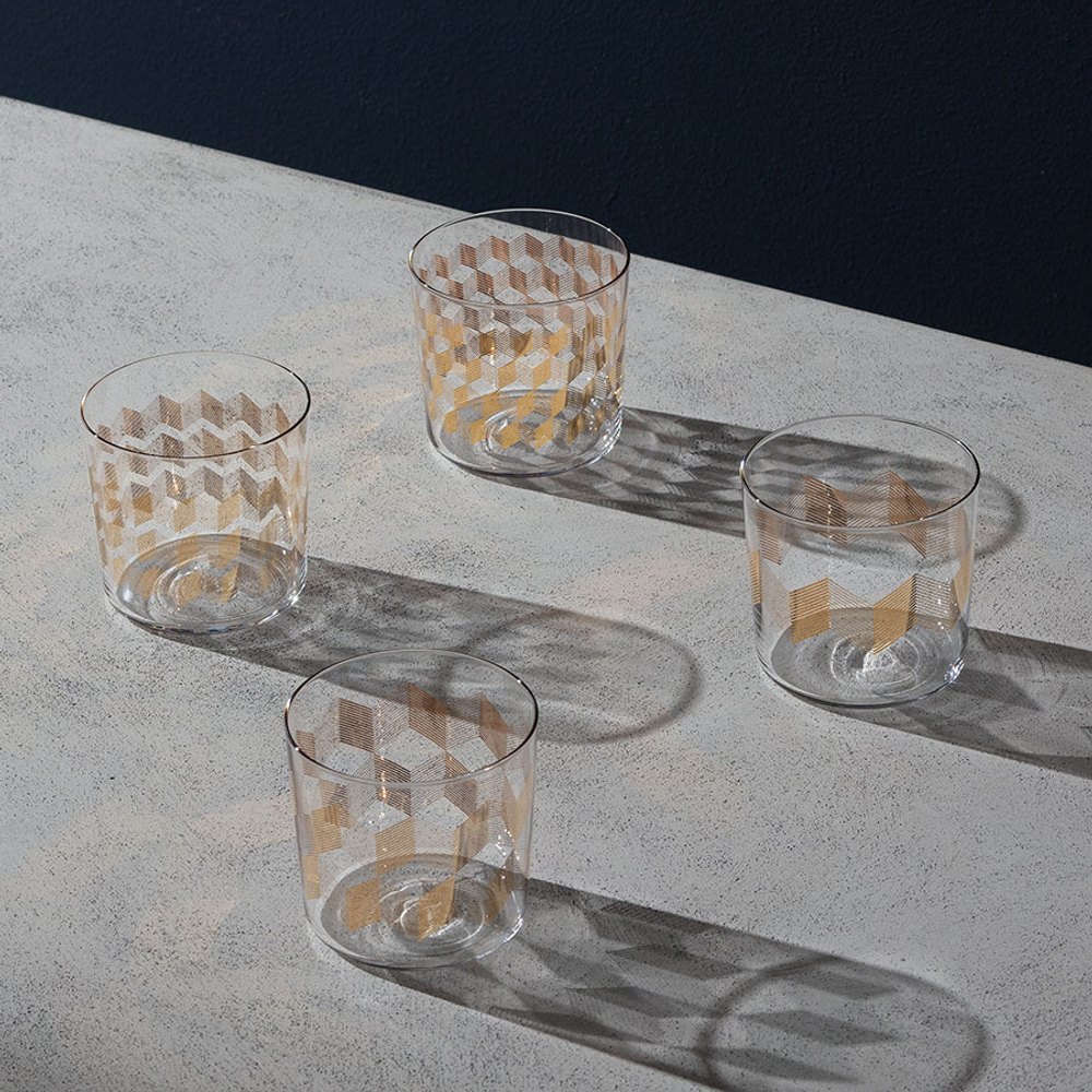 Набор стаканов 4шт 310мл LSA International Signature Chevron