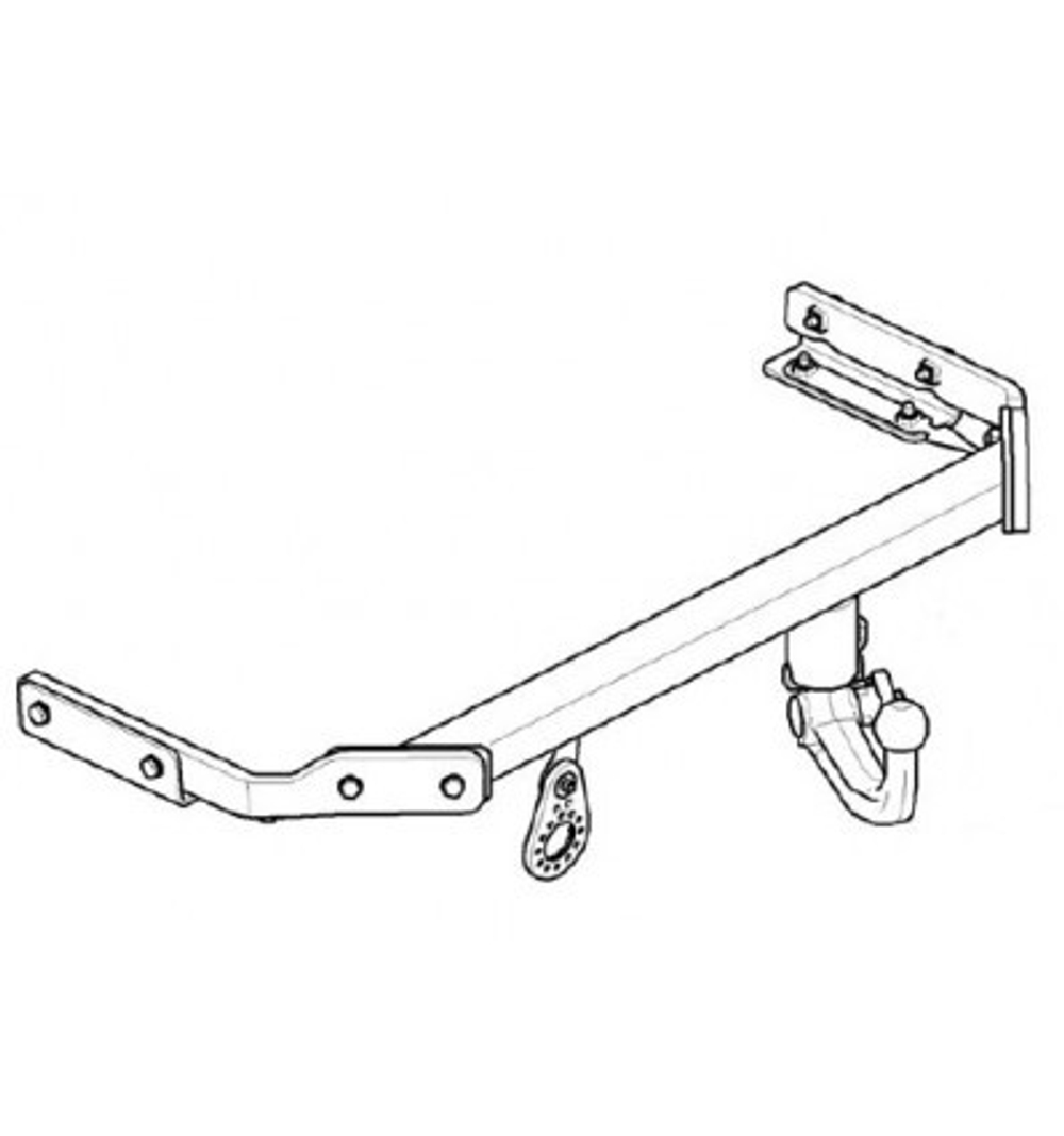 Фаркоп Westfalia 332304600001 Nissan Juke 2WD 2010-(паспорт и сертификат в комплекте)(без электрики)