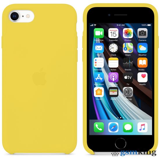 Silicone Case iPhone 7 | 8 | SE 2020 | 2022 Spring Yellow «Жёлтый бутон»