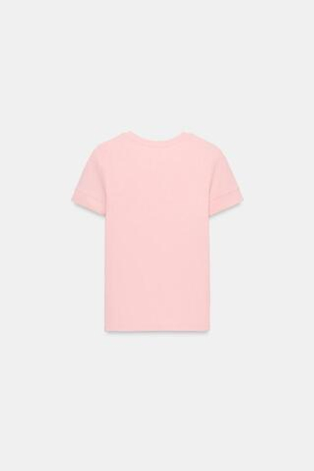 ZARA МИНИМАЛИСТИЧНАЯ ФУТБОЛКА С КОРОТКИМИ РУКАВАМИ, МЯГКИЙ РОЗОВЫЙ