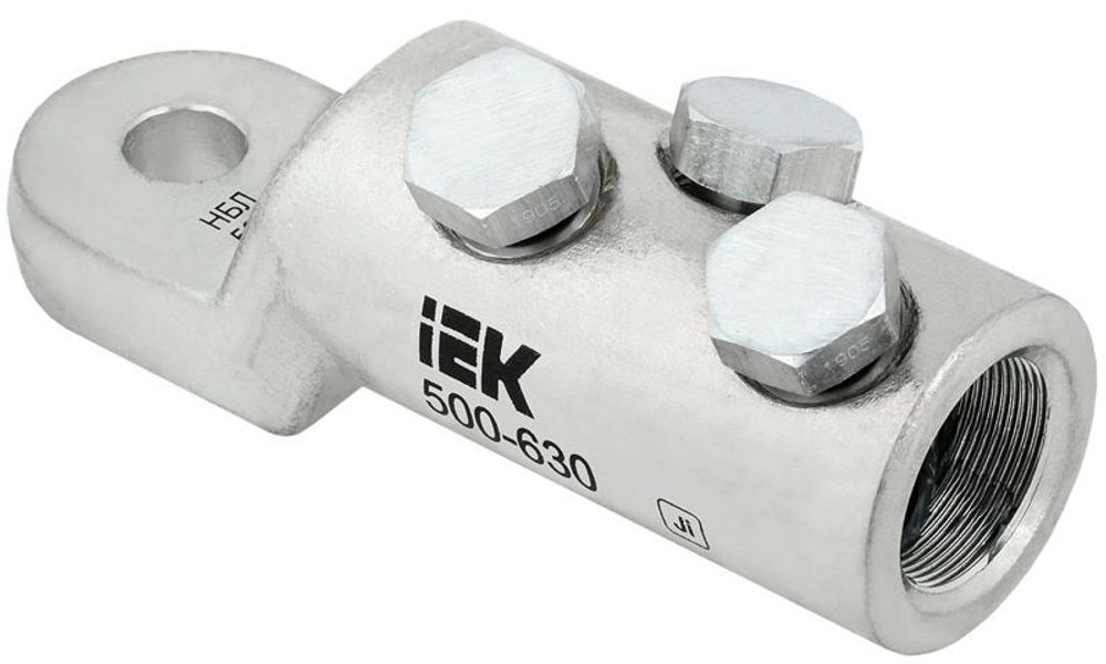 Наконечник болтовой луженый НБЛ 500-630-16/3 35кВ IEK UNB11-500-630-03-35 Наконечник болтовой луженый НБЛ 500-630-16/3 35кВ IEK UNB11-500-630-03-35