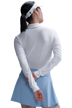 Женская теннисная футболка с длинным рукавом Nike Victory Dri-FIT Long-Sleeve - white/black