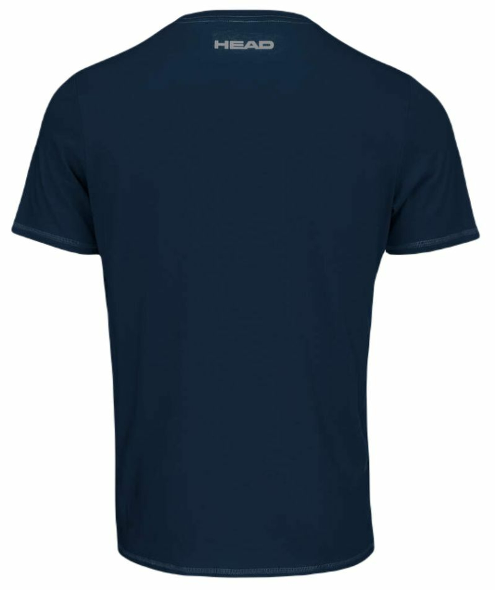 Мужская теннисная футболка Head Club Colin T-Shirt - dark blue