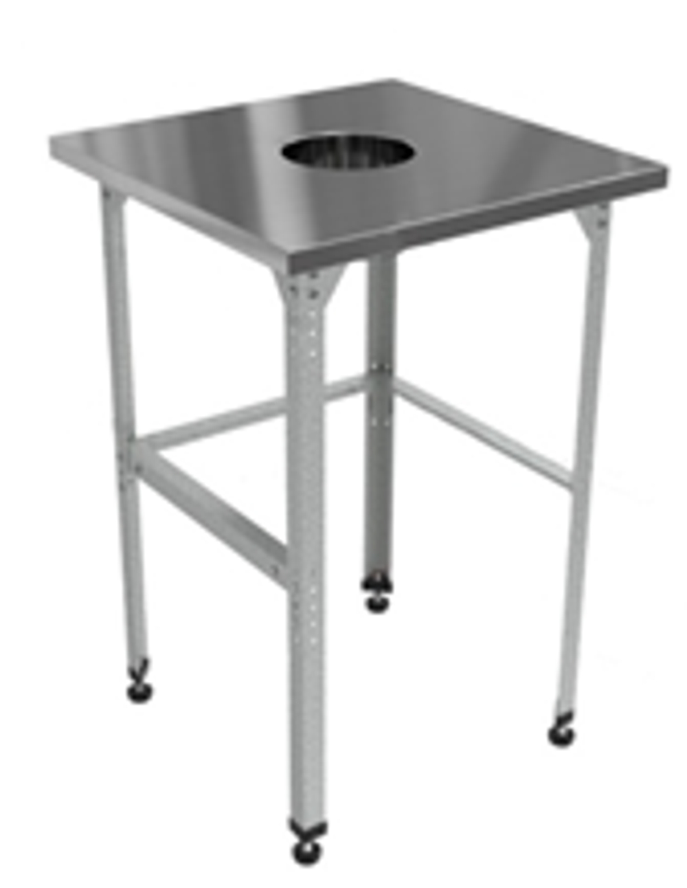 Стол для сбора отходов "Бизнес" СПБо, 1000х700х850 мм, без борта