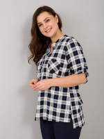 Блузка БЛ-131/клетка