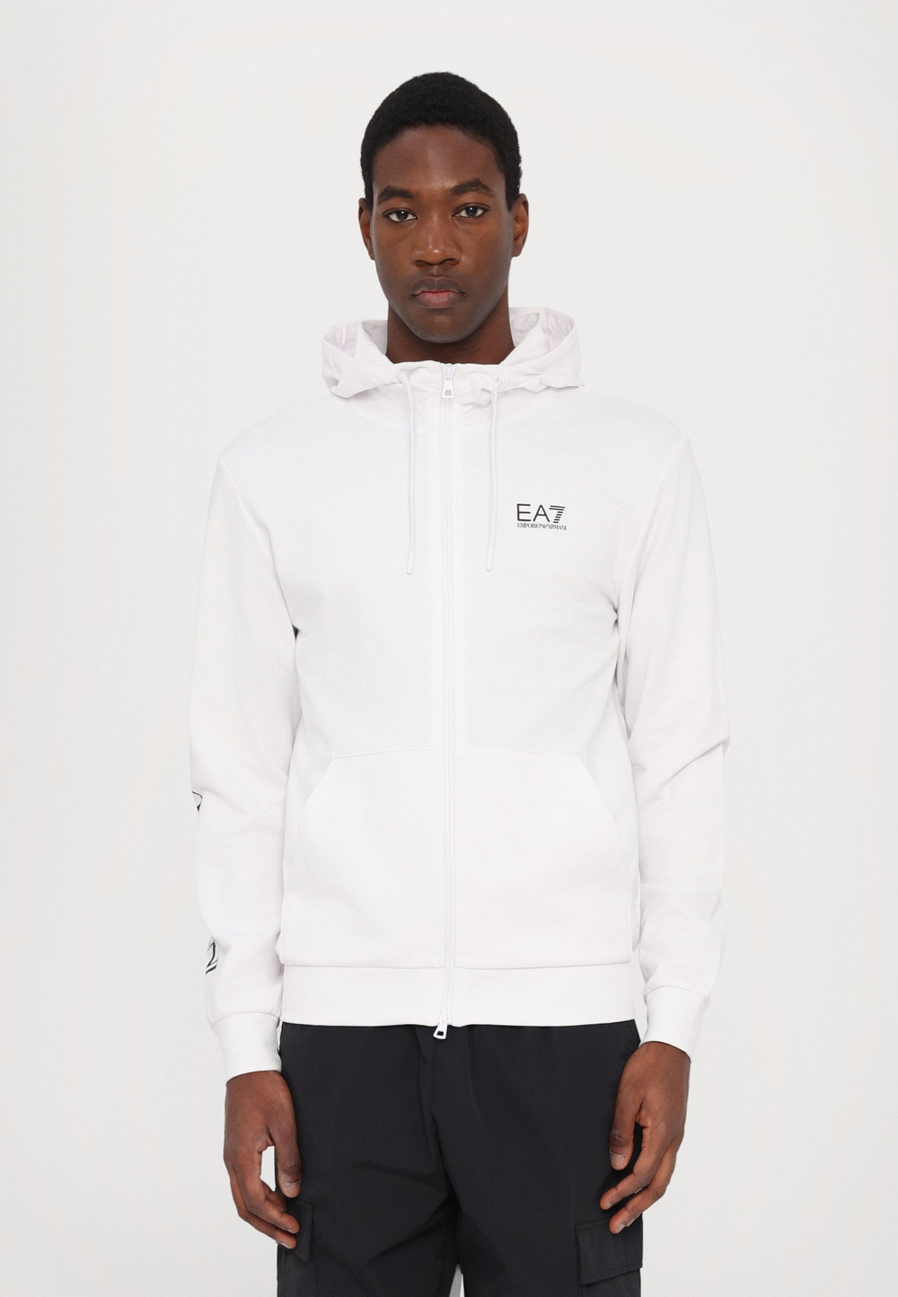 EA7 Emporio Armani UNISEX - Толстовка с капюшоном - Чёрный