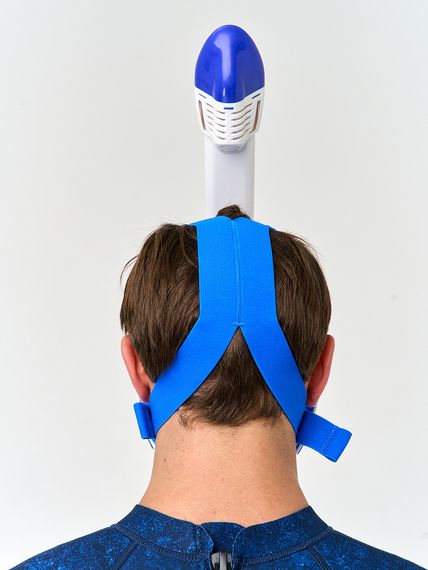 Маска полнолицевая Sargan Планета океан 2.0 белый/синий