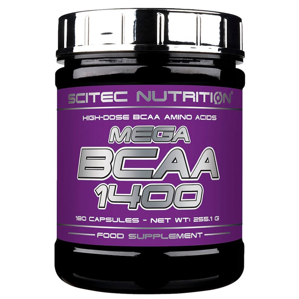 Scitec Nutrition Mega BCAA 1400 (180 капс.)