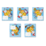 Тетрадь 18л., линия, Erich Krause, скрепка, блок офсет, мелованный картон "Smart Charger", 5 дизайнов