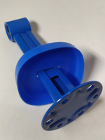 КВ34с Кронштейн крепления расширительного бака синий 3/4"