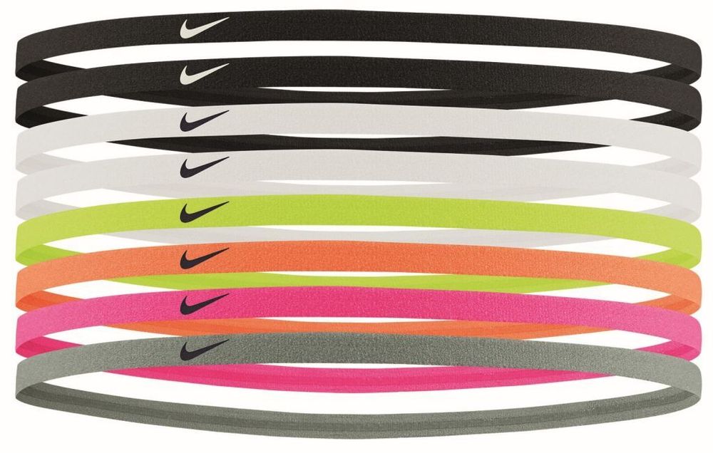 Повязка на голову Nike Skinny Headbands 8P - multicolor