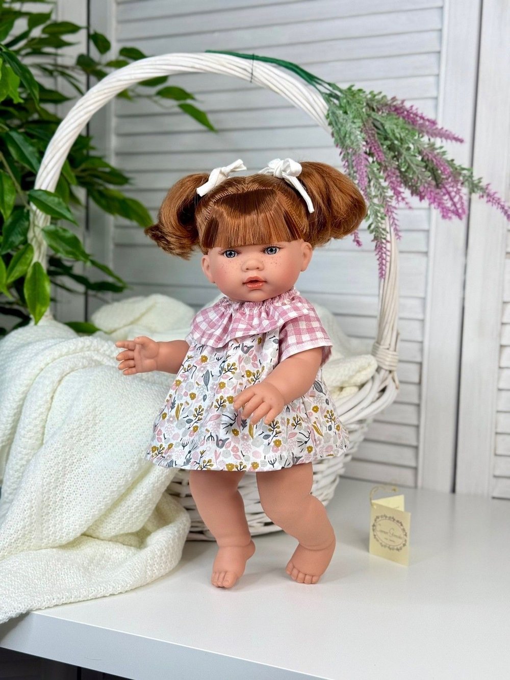 Кукла D Nenes виниловая 34см Lean (054045)