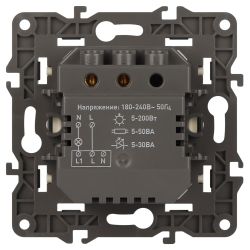 14-4103-02 ЭРА Датчик движения 2-проводной, 180-240В, 200Вт, IP20, Эра Elegance, слоновая кость