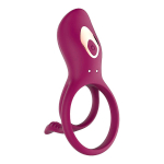 Сливовое двойное эрекционное виброкольцо 3см и 5см Anasteisha Germ AN015