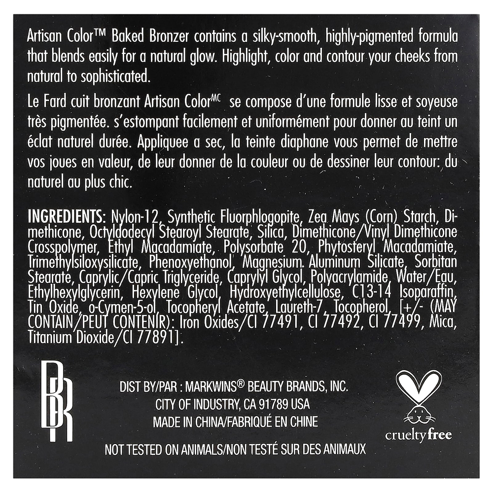 Black Radiance, Artisan Color, запеченный бронзер, оттенок 3520 Flawless, 3 г (0,1 унции)