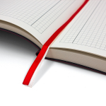 НОВИНКА! Бизнес-тетрадь А4 в клетку BIG BOSS red, 128 листов, гибкая обложка - красный Softtach