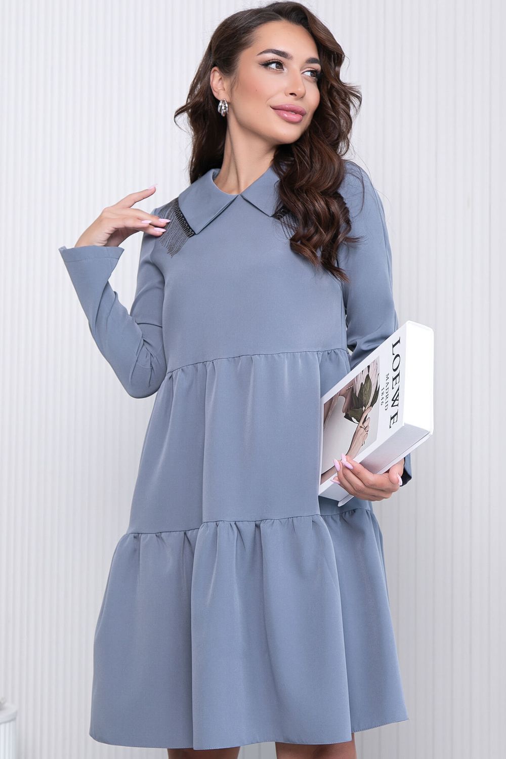 Платье "Лайма" (грей) П7126 LT Collection