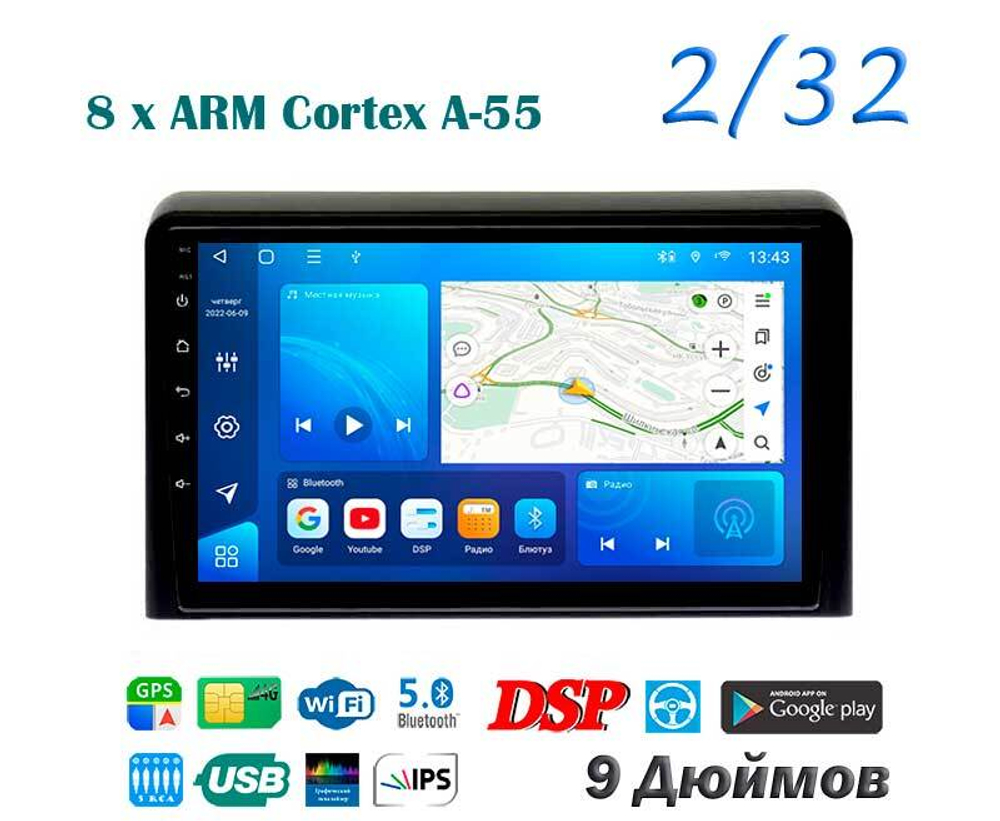 Topway TS18 2+32GB 8 ядер для Hyundai Sonata 2018 - 2020