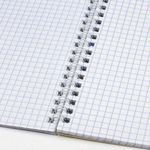 Тетрадь А5, 48 л., BRAUBERG ЭКО, гребень, клетка, обложка картон, ОДНОТОННАЯ, 401871, 4шт