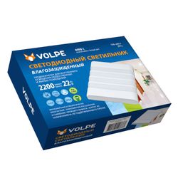 ULW-Q280 22W-4000K-S01 IP65 WHITE Светильник светодиодный влагозащищенный. Прямоугольник. Белый свет 4000K. 200x160x58 мм. Корпус белый. ТМ Volpe.