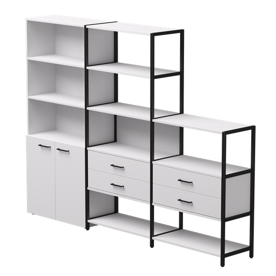 Набор стеллажных систем №12 Everprof EVO 2435x385x1840