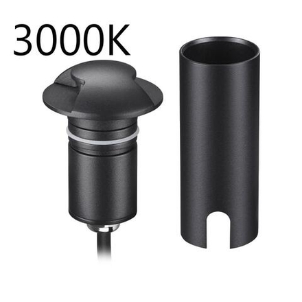 6662/2GL3 NATURE ODL25 691 черный/металл Встраиваемый грунтовый светильник IP67 LED 3W 3000K 75° 12V/24V WALD (нужен драйвер 357781/357782)