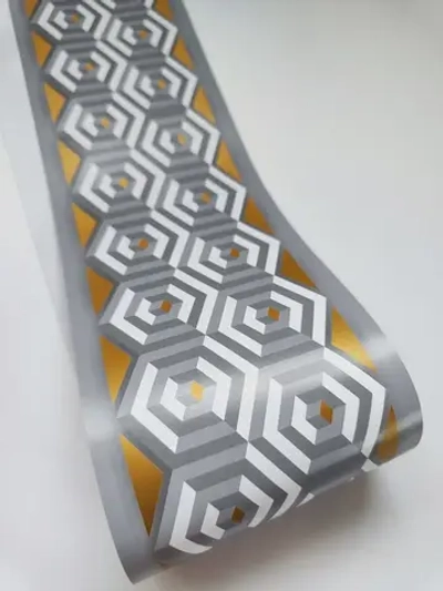 Бордюр для обоев бумажный 9 см окантовка лента серый