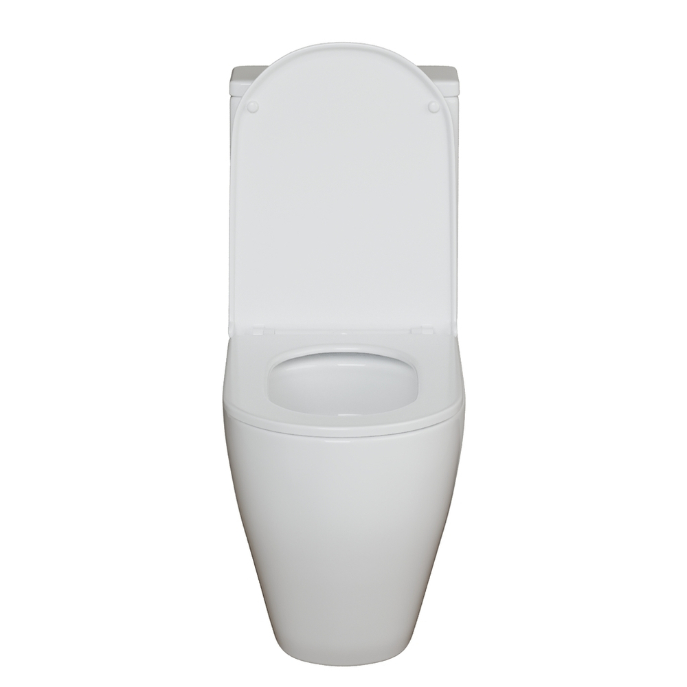 Унитаз-компакт безободковый WAVE NEO Tornado1.0, гор,ниж,2-кн.арм,сид.дюропл,м/л,быстр,БЕЛЫЙ глянец