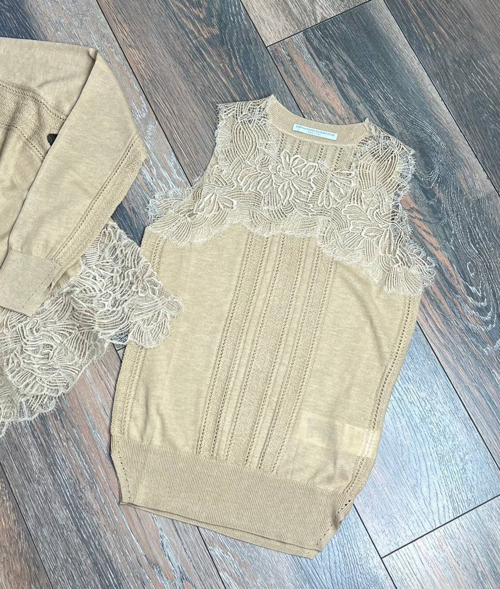 Комплект Ermanno Scervino (кардиган + майка)