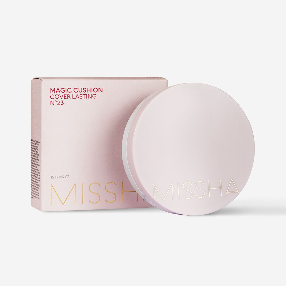 Тональный крем-кушон MISSHA Magic Cushion Cover Lasting SPF50+/PA+++ (No.23) 15 гр.