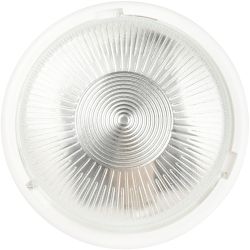 Светильник ЭРА НБО 05-100-001 с ободком Рондо пластик/стекло IP44 E27 max 100Вт круг белый