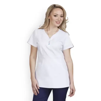 Хирургическая куртка женская Fleximed белая р.46