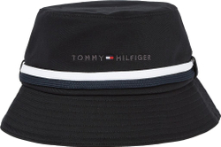 Теннисная кепка Tommy Hilfiger Established Tape Bucket Man - Black