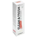 CNS Toothpaste Паста зубная гелевая Total White отбеливающая с фтором, 105г Consly
