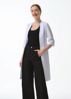 Медицинский халат на потайном крючке