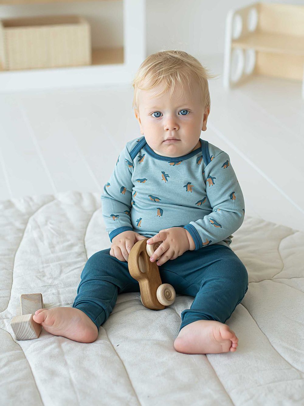 Лонгслив "Пингвин" 0+