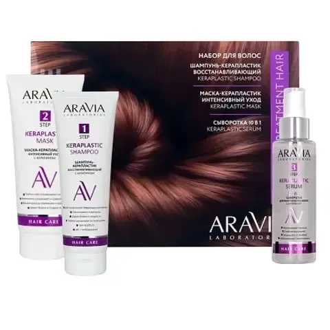Набор для ухода за волосами и кожей головы Keratin Treatment Hair ARAVIA Laboratories