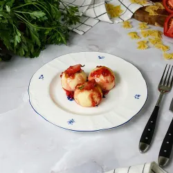 Тарелка d 21,6 см h1,6 см Blue Flower P.L. Proff Cuisine [6]