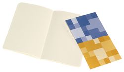 Блокнот Moleskine Volant Pocket 90x140 мм 80 стр нелинованный мягкая обложка 2 шт (QP713B41M17)