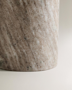 Zara Home банка для продуктов из натурального камня, цвет серый, 17.5 см
