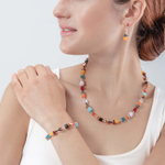 Серьги-пусеты Coeur de Lion Multicolor Expressive 2838/21-1582 цвет мультиколор