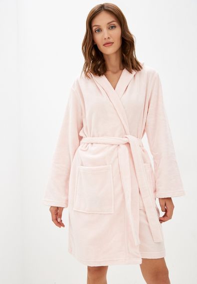 Шанти (розовая) L Халат Махровый