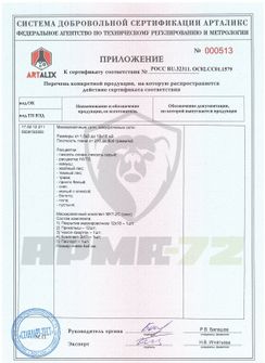Сертификаты и протоколы Блок 16